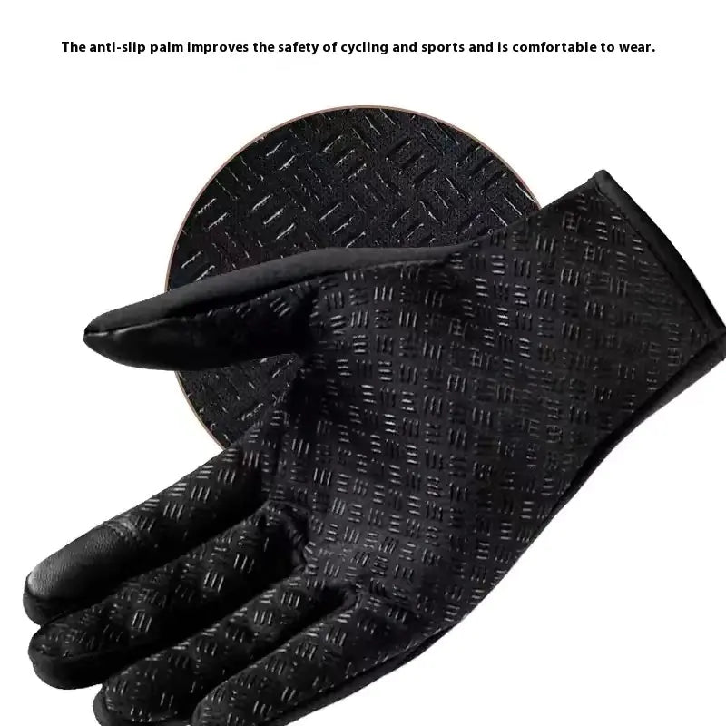 Winter Sports Gloves Men's Non-slip Thick Windproof